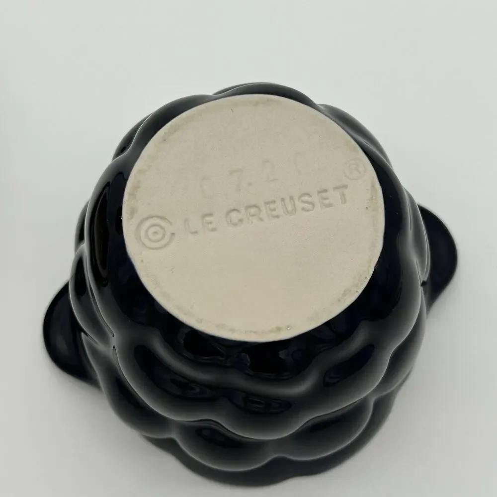 Le Creuset Petite Blackberry Casserole Mini Cocotte Stoneware 12oz Rare